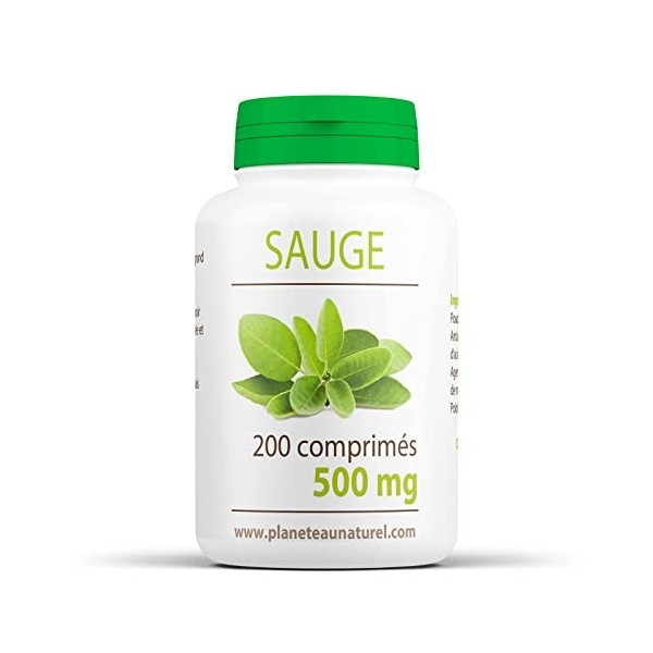 Sauge - 500 mg - 200 comprimés