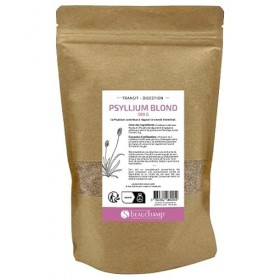 Laboratoire Beauchamp - Complément alimentaire PSYLLIUM BLOND - Sachet de 300 grammes - Aide à réguler le transit - Riche en 