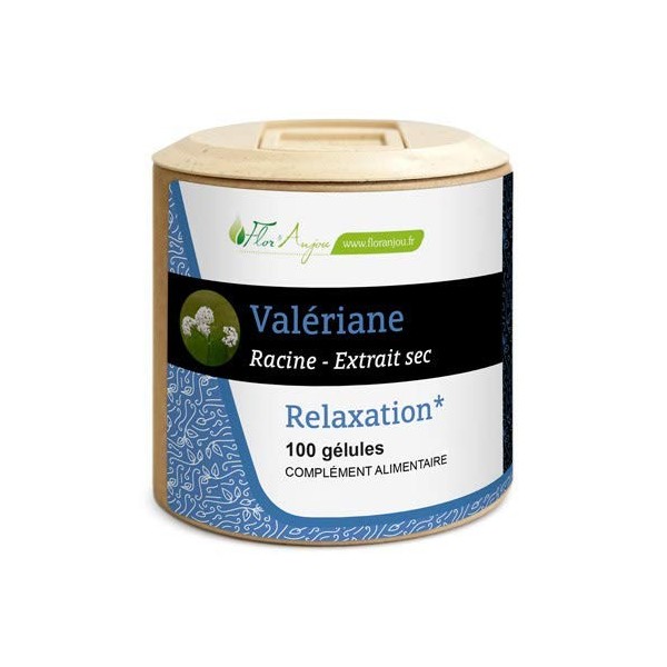 Floranjou - Gélules Valériane dEurope racine - 100 gélules