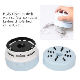 SatcOp Mini Aspirateur de Table, Facile à Nettoyer, Aspirateur de Table Détachable Multi-Usage pour canapé de Bureau Bleu 