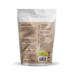 Maca Bio en Poudre 100% Pur - 200 g - Origine Pérou - Améliore les Performances - Végétalien, Sans Gluten et Issu de lAgricu