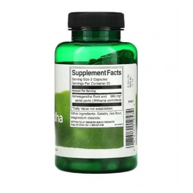 Swanson Full Spectrum Ashwagandha 450mg - 100 Capsules | Supplément Adaptogène de qualité supérieure pour le soulagement du s