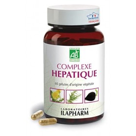 Laboratoires Ilapharm - COMPLEXE HEPATIQUE BIO - Vésicule et foie - Digestion - Flacon de 60 gélules