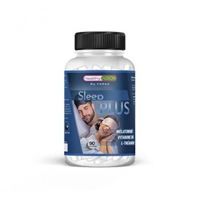 Healthy Fusion Melatonin 1.5mg | L-Théanine et Vitamine B6 | Elimine linsomnie et les troubles du sommeil | Prévient les rév