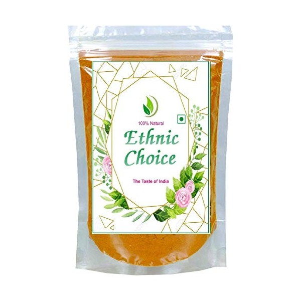 Ethnic Choice 100 Gram: Turmeric Rhizome/Turmeric Root Curcuma Aromatica/Curcuma Longa Powder For Younger Looking Skin Natu