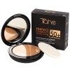 Tahe Compact Foundation Perfect Base de Maquillage Anti-âge, SPF 50+, 15 g 10 Pure 