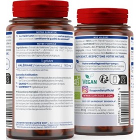 SUPERDIET - VALERIANE BIO - 90 gélules