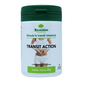 Laxatif contre la Constipation - Foie, Colon, Intestin - Transit Intestinal, Ventre Plat - Transit Action 60 Gélules - Ballon