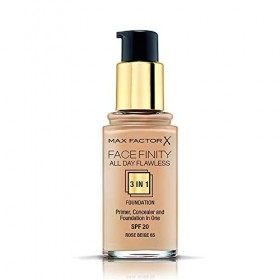 Max Factor Facefinity All Day Flawless 3 in 1 Foundation SPF 20 65 Rose Beige 30ml