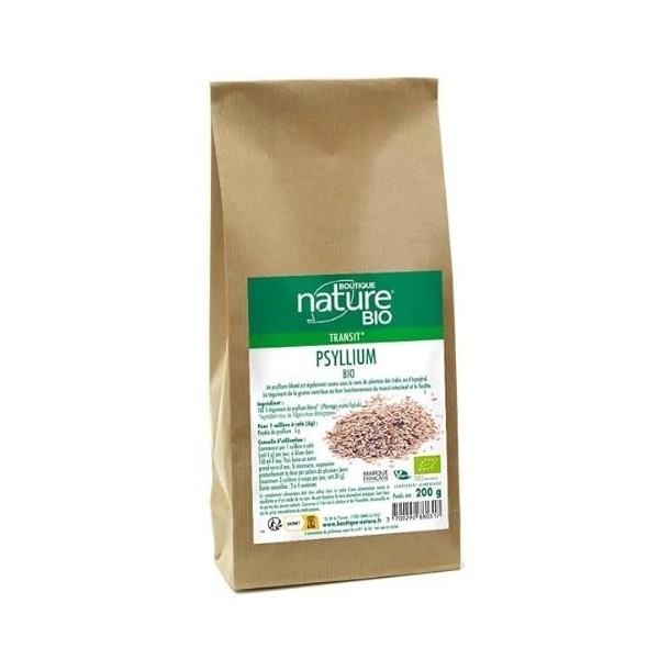 Psyllium Blond Poudre - 200g - Boutique Nature