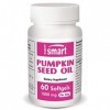 Supersmart - Pumpkin Seed Oil 500 mg - Huile de Pépins de Courge - Riche en Phytostérols, en Zinc, en Magnésium et en Acides 