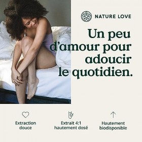 NATURE LOVE® Gélules poivre des moines - extrait 4:1 de Vitex agnus-castus original - haut dosage 10mg/gélule - 240 gélules -