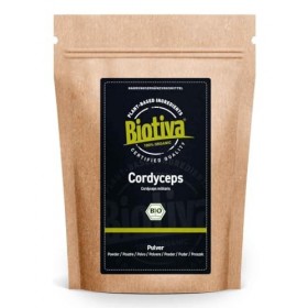 Cordyceps en poudre biologique 125g - 100% biologique - Cordyceps militaris - clubs de semences - champignon chenille chinois
