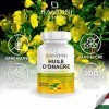 Bandini® Huile dOnagre 200 Capsules 2000mg Pressée à froid - 10% Gla + Vitamine E - Antioxydant et Anti-Inflammatoire pour