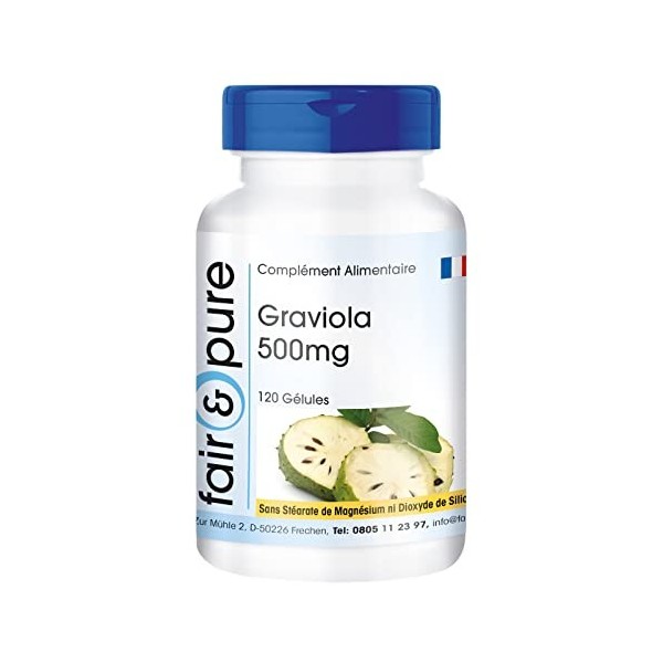 Fair & Pure® - Graviola 500mg - 120 gélules véganes