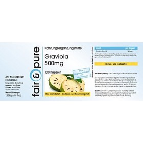 Fair & Pure® - Graviola 500mg - 120 gélules véganes