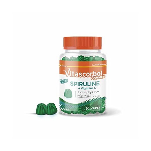 VITASCORBOL - GOMMES SPIRULINE - Complément alimentaire à base de Vitamine C – Spiruline - Fatigue et système immunitaire - 3