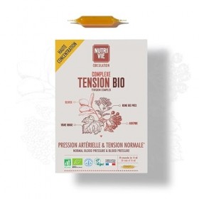 Ampoules Complexe Tension BIO - VEGAN, BIO - NUTRIVIE - Fabriqué en France
