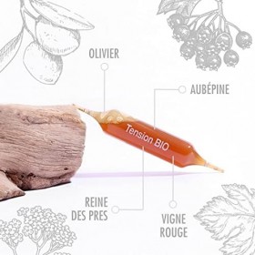 Ampoules Complexe Tension BIO - VEGAN, BIO - NUTRIVIE - Fabriqué en France