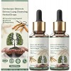 Extrait de Cordyceps Sinensis - Lung Clearing Drops Natural Herbal Lung Essence Herbal Lung Cleanse Drops Body Care Essence F