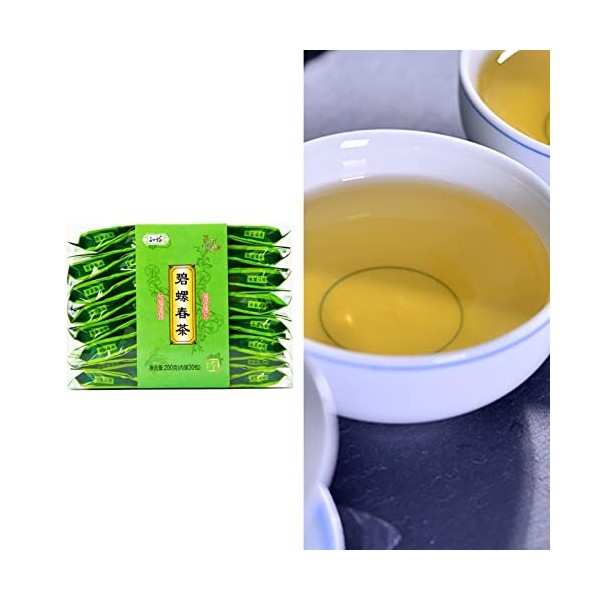 Thé vert chinois, réfrigération fruité floral arôme de noix méthode ancienne soupe jaune thé vert parfum fort pour le thé de 