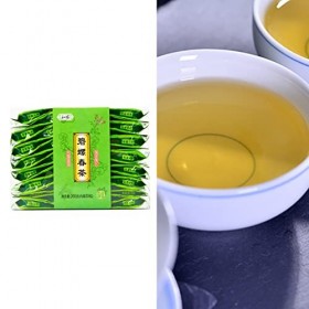 Thé vert, cueillette à la main de réfrigération soupe jaune méthode ancienne thé chinois pour le ménage pour le thé de laprè