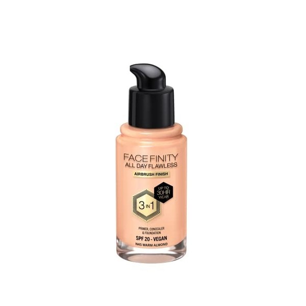 Max Factor Flawless Facefinity All Day 3 en 1 Fond de Teint SPF 20