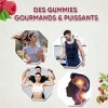 Ashwagandha Gummies 1200mg/Jour - 120 Gummies Vegan Pour 2 Mois - 30:1 Extrait dAshwagandha - Ginseng Indien Puissant, Goût 