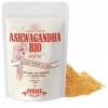 Ashwagandha bio en poudre * Ginseng indien * 50 portions / 250 g * Plante adaptogène * Référence en ayurvéda.