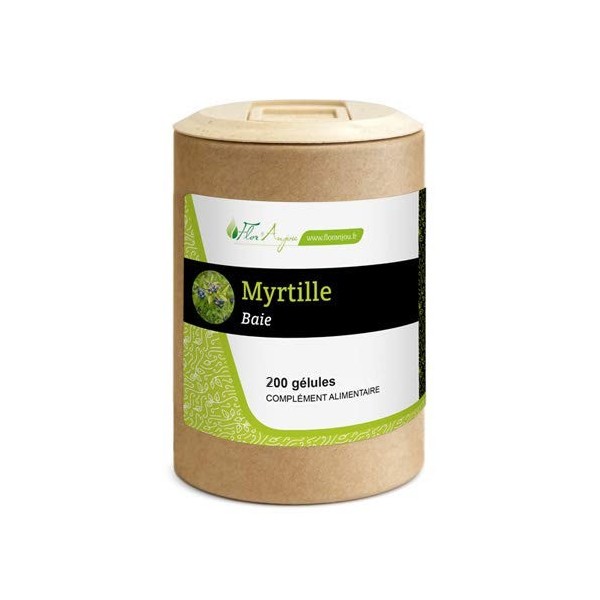 Floranjou - Gélules Myrtille baie - 200 gélules
