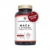 Maca Complex avec Ginseng, Arginine, Vitamins, Zinc. Régulateur Hormonal, Anti-stress, Énergie. 120 Gélules 60 Jours. Augment