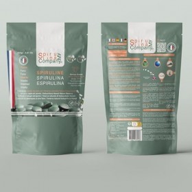 MySpirulinaCompany® - Spiruline - Riche en Protéines & Phycocyanine - Immunité - 500 comprimés de 500 mg - Vegan & Sans Excip