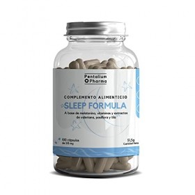Formule Pentalium SLEEP - Complément alimentaire - Mélatonine 1,8 mg , Vitamine C, B6 et B12, Valériane, Passiflore et Tille
