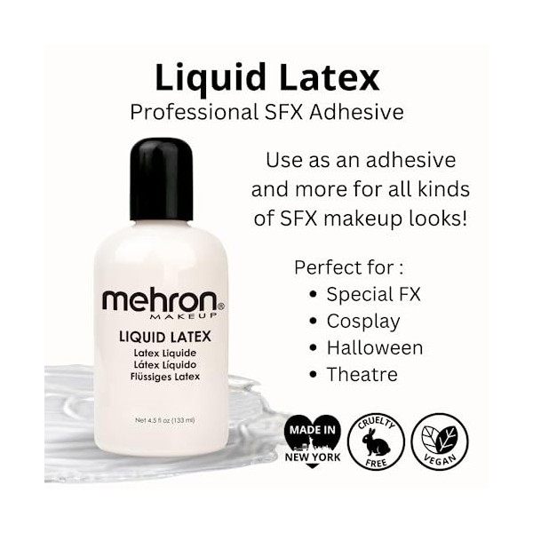 Mehron Liquid Latex - Clear 130 ml 