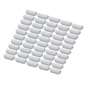 Clip de serre, Clip de tube de 10 cm pour cour pour jardin blanche 