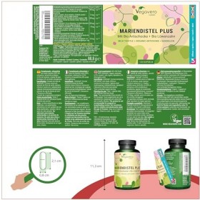 Chardon Marie | Avec Pissenlit BIO + Artichaut BIO | 120 Gélules 4 Mois | QUALITE FRANCAISE | Haut Dosage : 80% Silymarine 