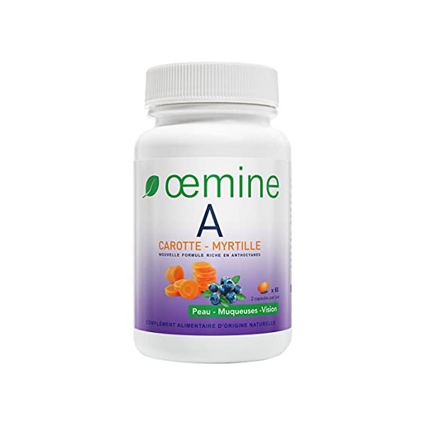 Oemine Vitamine A végétale 60 Capsules