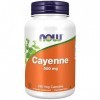 Now Foods, Cayenne, 500mg, 250 Capsules végétaliennes, Testé en Laboratoire, Végétal, Sans Gluten, Sans Soja, Végétarien