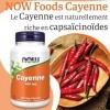 Now Foods, Cayenne, 500mg, 250 Capsules végétaliennes, Testé en Laboratoire, Végétal, Sans Gluten, Sans Soja, Végétarien