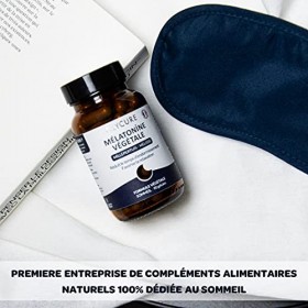 Mélatonine végétale | 100% naturelle à base de plante | Jusqu’à 1,9 mg/jour | Premiers effets immédiats | Endormissement rapi