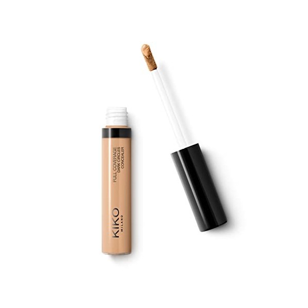 KIKO Milano Full Coverage Dark Circles Concealer 06 | Correcteur Liquide Haute Couvrance Pour Le Contour Des Yeux Et Le Visag