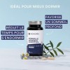 NOVOMA Formule Sommeil avec Mélatonine 1,9 mg, Endormissement & Sommeil Naturel, Complexe de Plantes avec Melatonine Pure, Mé