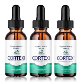 PUCHEN Cortexi Lot de 3 gouttes, peau tympanique saine, pour la santé des oreilles, soutien auditif, favorise la clarté audit