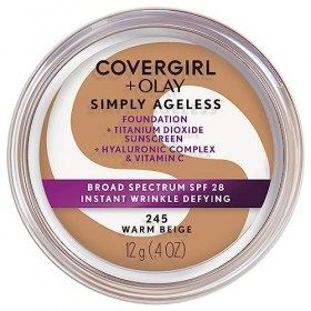 COVERGIRL - Olay Simply Ageless Foundation Warm Beige - 0.4 oz. 12 g 