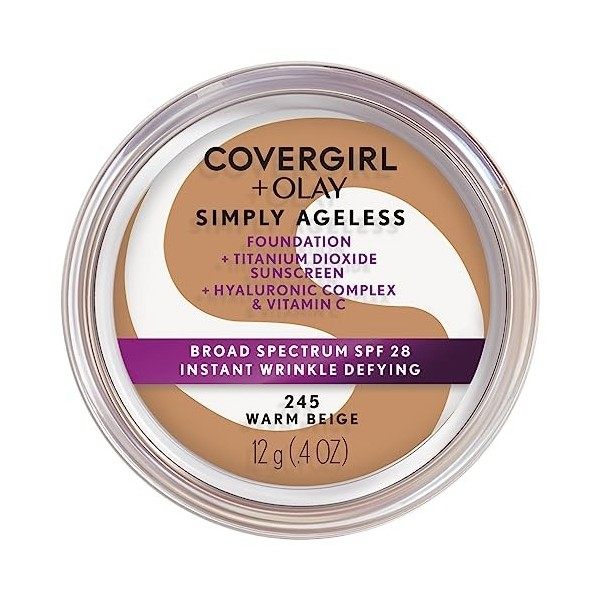 COVERGIRL - Olay Simply Ageless Foundation Warm Beige - 0.4 oz. 12 g 