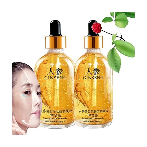 Ginseng Polypeptide Anti-Ageing Essence,Ginseng Anti-Ageing Essence,One Ginseng Per Bottle-Ginseng Gold Polypeptide Anti-Agei