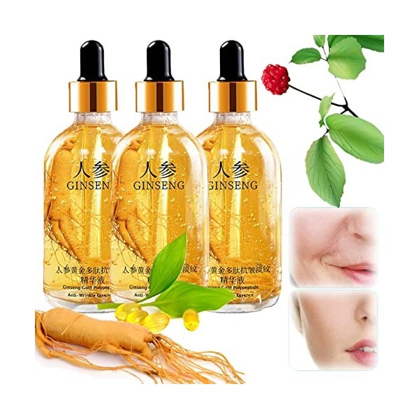 Ginseng Polypeptide Anti-Ageing Essence,Ginseng Anti-Ageing Essence,One Ginseng Per Bottle-Ginseng Gold Polypeptide Anti-Agei