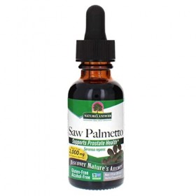 Natures Answer, Saw Palmetto Extract Extrait de Palmier Nain , Sans Alcool, Gouttes végétaliennes, 30ml, Testé en Laboratoi