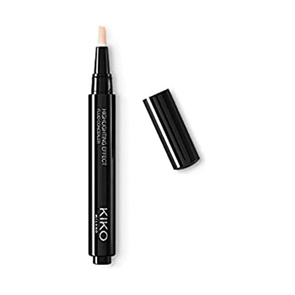 KIKO Milano Highlighting Effect Fluid Concealer 01 | Correcteur Fluide Enlumineur Anti-cernes / Correcteurs