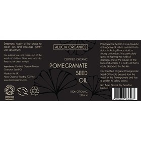 Huile de grenade certifiée bio de Alucia Organics 50ml